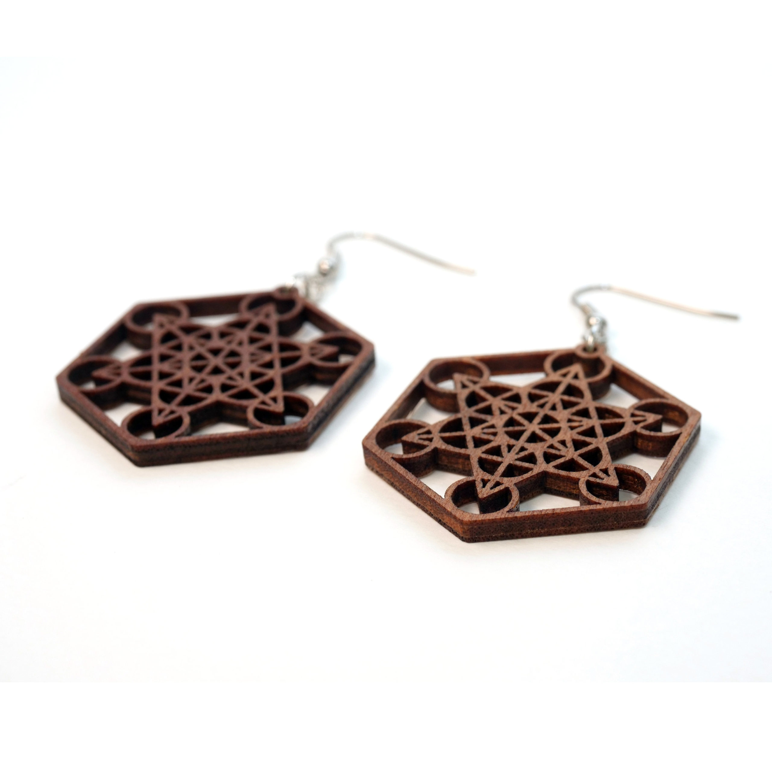 Metathron's Cube earrings