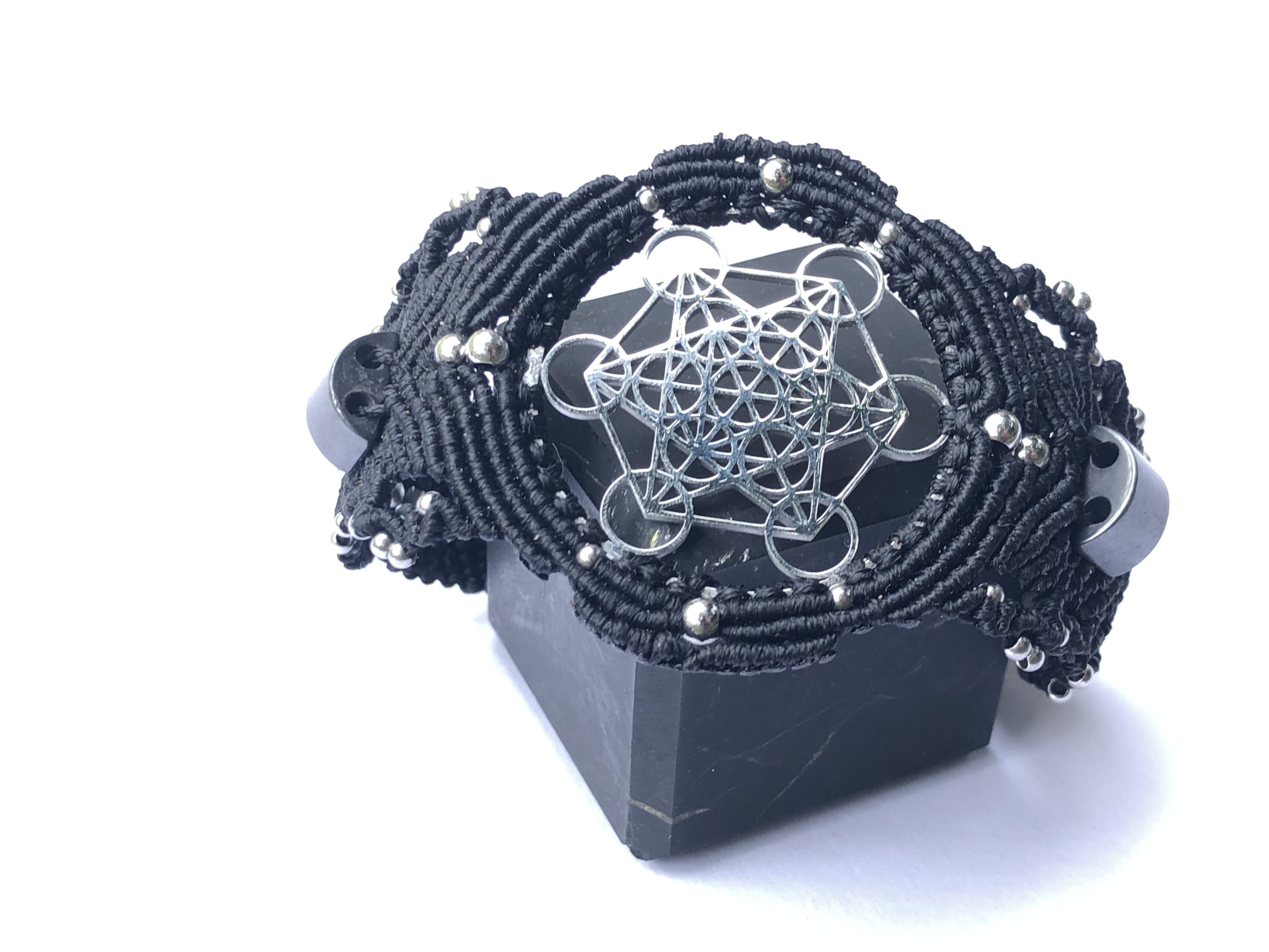 Stainless Steel Sacred Geometry Bracelet - Metatron's Cube bracelet - Image 6