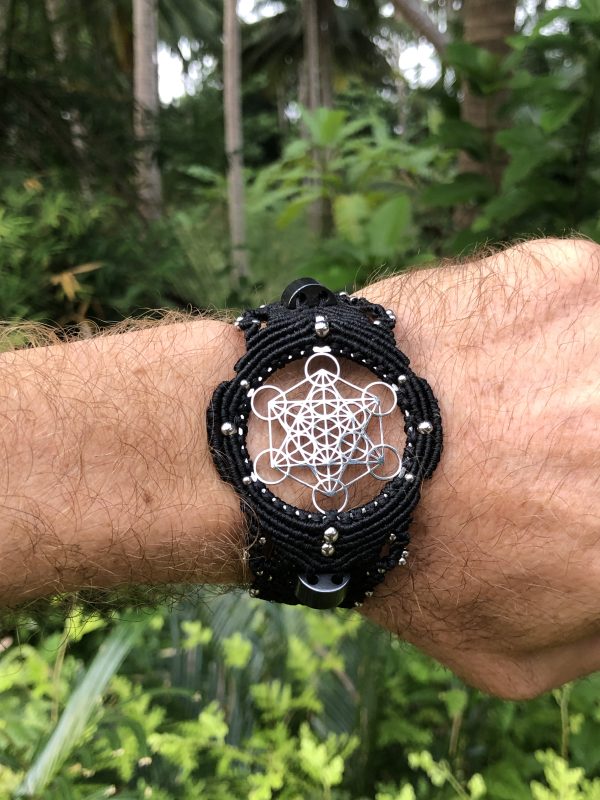 Stainless Steel Sacred Geometry Bracelet - Metatron's Cube bracelet