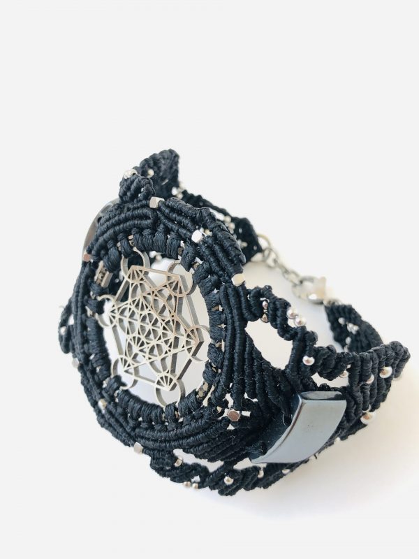 Stainless Steel Sacred Geometry Bracelet - Metatron's Cube bracelet - Image 8
