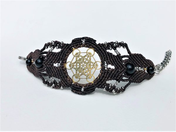 Sacred Geometry Brown Bracelet Metatron - Image 6