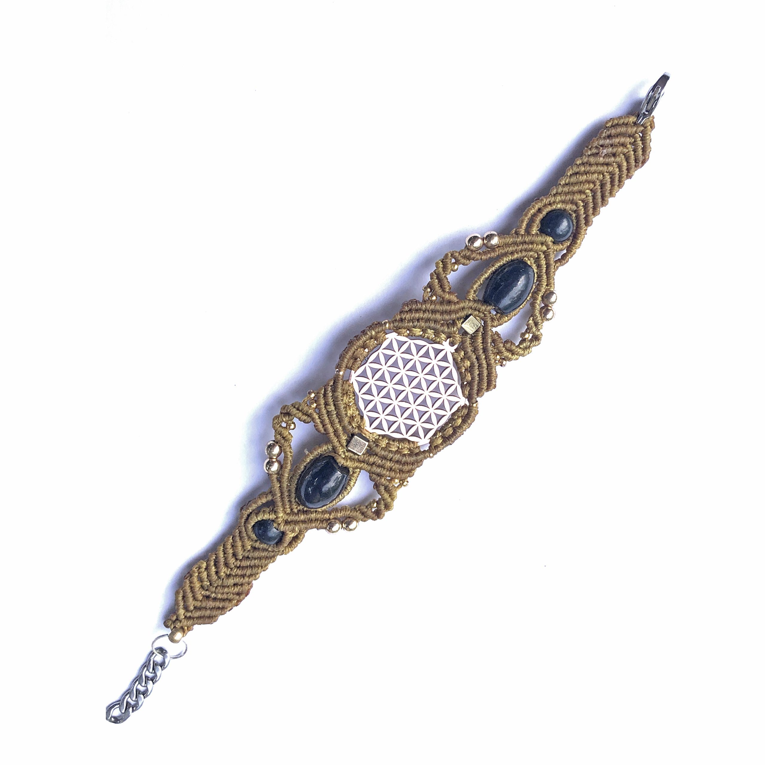 Flower Of Life Shungite Bracelet - Image 7