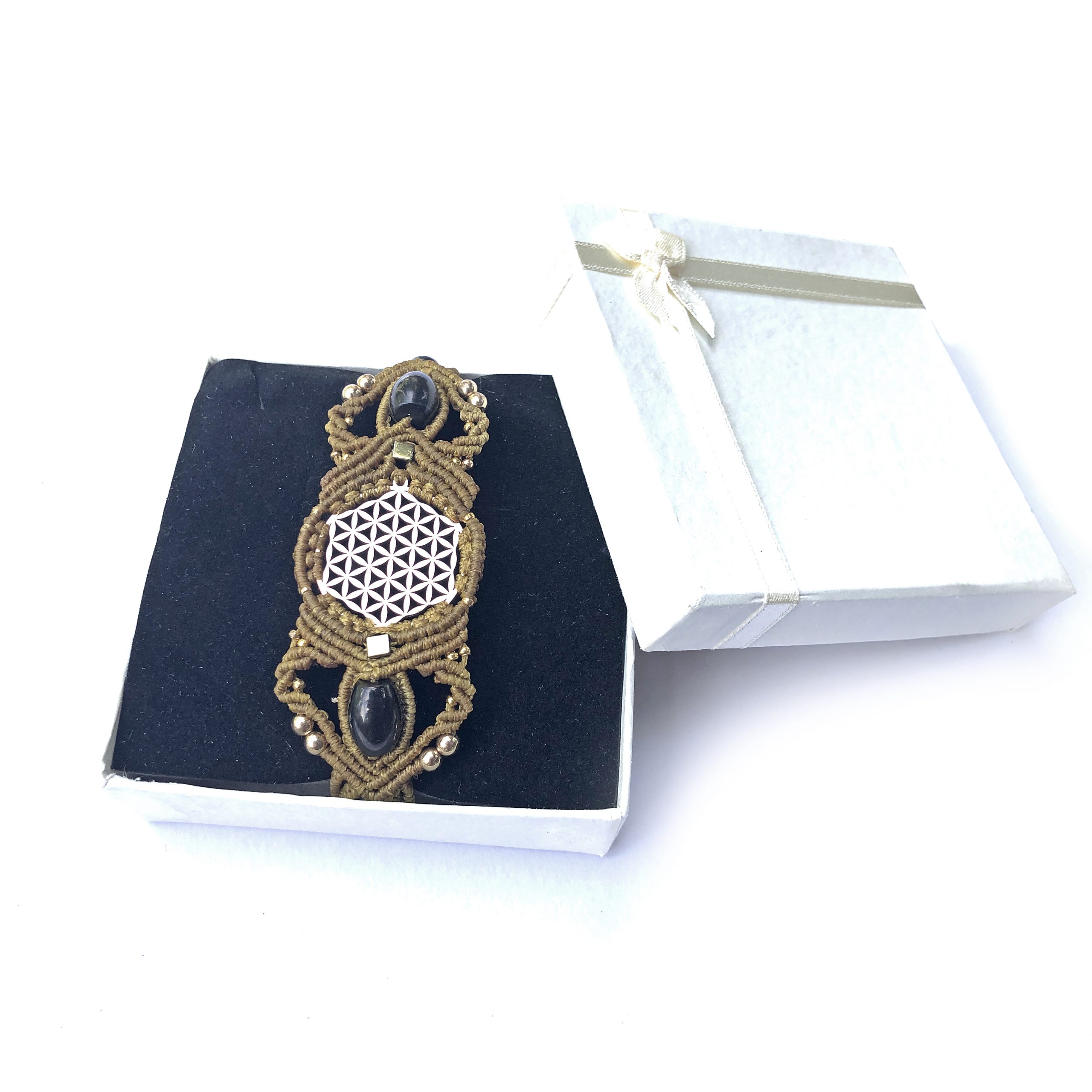 Flower Of Life Shungite Bracelet - Image 2