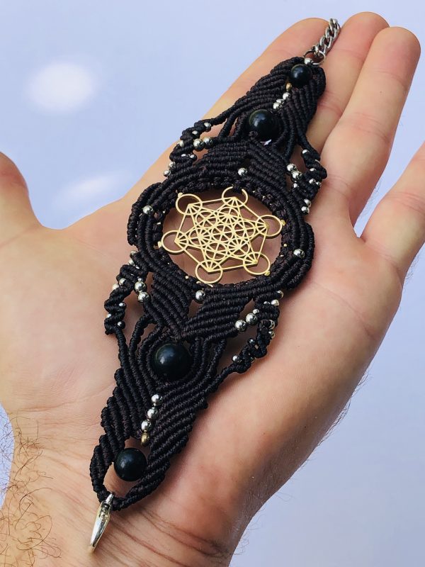 Sacred Geometry Brown Bracelet Metatron - Image 7