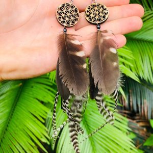 Flower of Life with long feathers